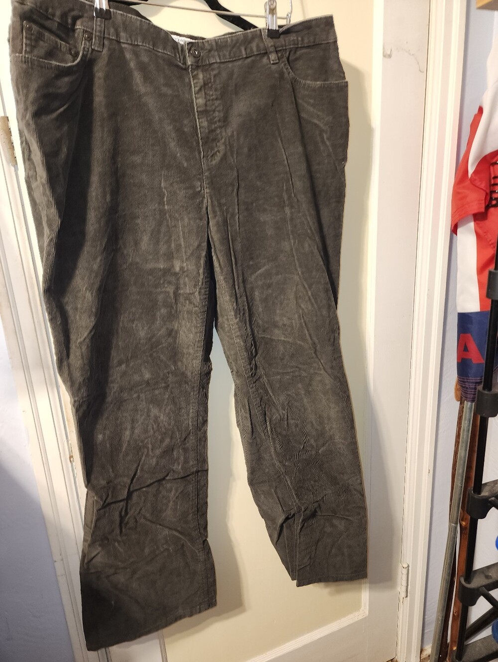 St. John's Bay Women's Boot Cut Jeans in Dark Gray